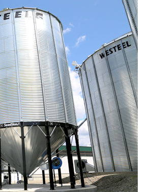 Grain bins